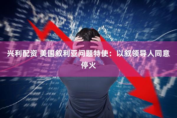 兴利配资 美国叙利亚问题特使：以叙领导人同意停火